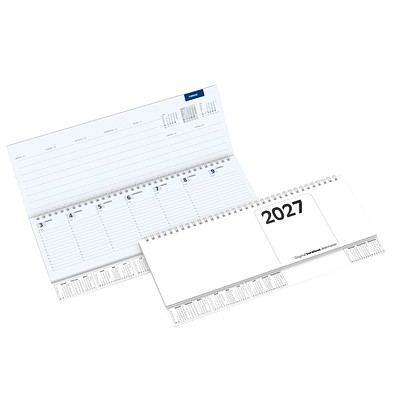 Querkalender Terminax Deskmaster 2026, weiß