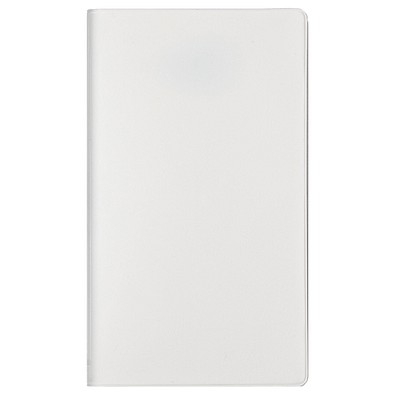 Taschenkalender Pocketdata RedLine mit geheftetem Kalendarium 2026, weiß