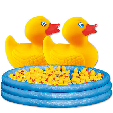 Werbe-Set Enten 121-tlg., inkl. Druck, gelb