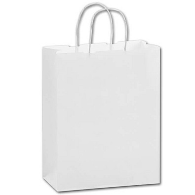 Papier-Tragetasche, 24 x 32 x 11 cm, weiß