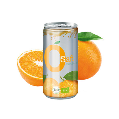 200 ml Bio Orangensaft (Dose) - Fullbody transparent (Pfandfrei) 200 ml Bio Orangensaft (Dose) - Fullbody transparent (Pfandfrei)