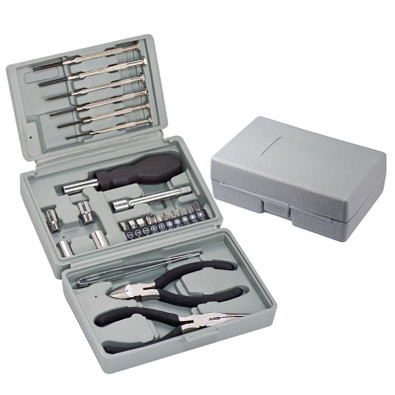 25-teiliges Werkzeugset Managua,grau