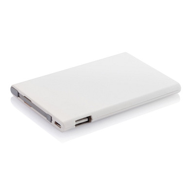 XD COLLECTION Powerbank, 2.500 mAh, weiß/grau XD COLLECTION Powerbank, 2.500 mAh, weiß/grau