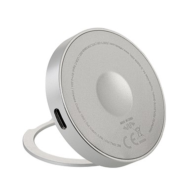 3-in-1 Magnetischer Wireless Charger REEVES-QUIMO, silber