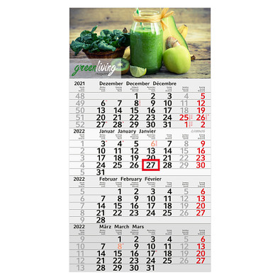 geiger notes 4-Monats-Wandkalender Recycling 2022 geiger notes 4-Monats-Wandkalender Recycling 2022