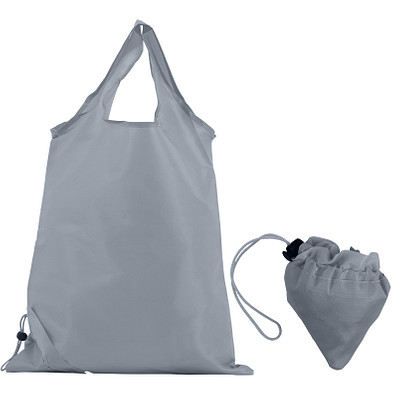 Faltbare Einkaufstasche Edge, grau