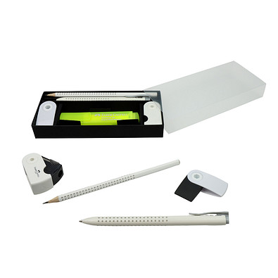 FABER-CASTELL Office Set mit Grip 2022, weiß