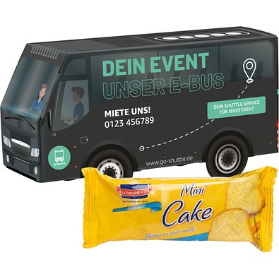 3D-Präsent Bus, KuchenMeister Rührkuchen, inkl. Druck