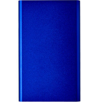 4000 mAh Powerbank aus Aluminium, blau