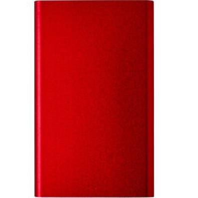 4000 mAh Powerbank aus Aluminium, rot