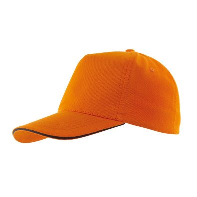5-Panel-Sandwich-Cap WALK,orange