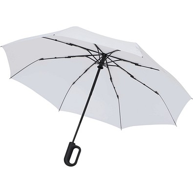 Vollautomatischer Windproof-Taschenschirm SCIROCCO,weiß