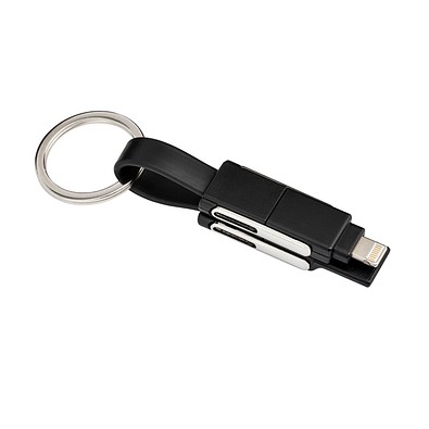 6-in-1 Ladekabel REEVES-MIXCO III, schwarz