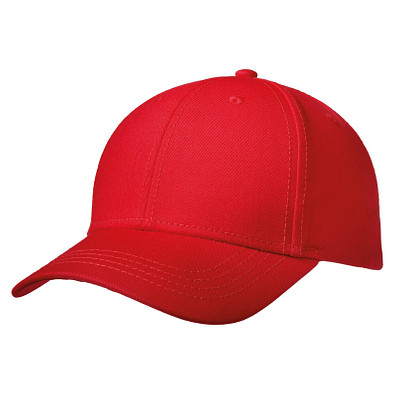 6-Panel-Cap Jack, rot