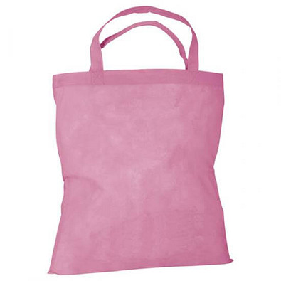 Joytex® Vliestasche Textile mit kurzen Henkeln, pink