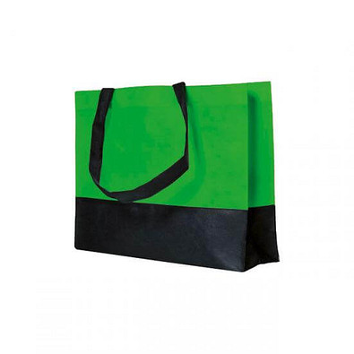 Joytex® Vlies-Umhängetasche, apfelgrün/schwarz