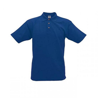 JAMES & NICHOLSON Unisex Poloshirt, dunkelblau, L