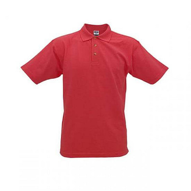 JAMES & NICHOLSON Unisex Poloshirt, rot, XXXL