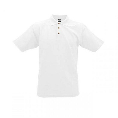 JAMES & NICHOLSON Unisex Poloshirt, weiß, XL