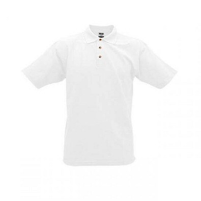 JAMES & NICHOLSON Unisex Poloshirt, weiß, XXL