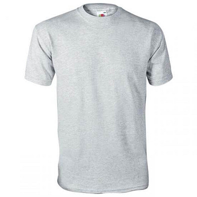 FRUIT OF THE LOOM® Unisex T-Shirt Original T, grau, L