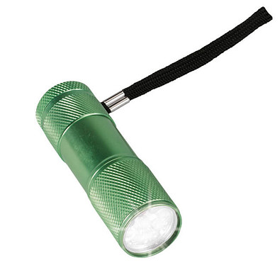 Alu-LED Stablampe Ilumi, grün