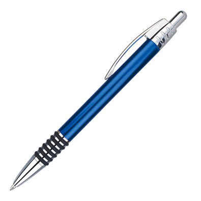 Metall-Kugelschreiber Rangun, blaue Mine, blau Metall-Kugelschreiber Rangun, blaue Mine, blau