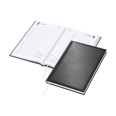 Geiger-Notes Buchkalender Basic 2026, schwarz