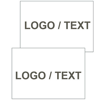 Etikett, Glänzend Weiß, rechteckig, 50 x 35 mm