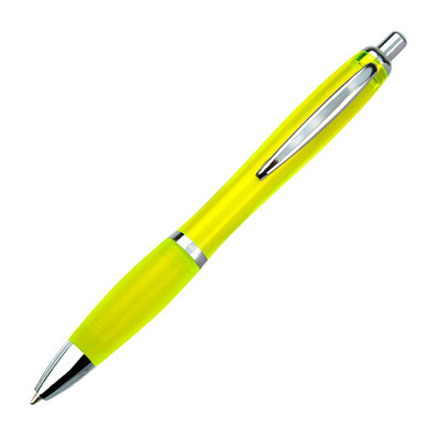 LANCE® Kugelschreiber Rio, blaue Mine, gelb-transparent