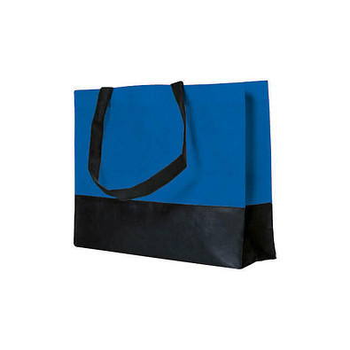 Joytex® Vlies-Umhängetasche, blau/schwarz