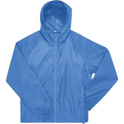 B&C Collection Unisex Windbreaker Jacke, hellblau, M