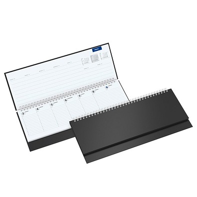 Querkalender Alpha 2026, schwarz