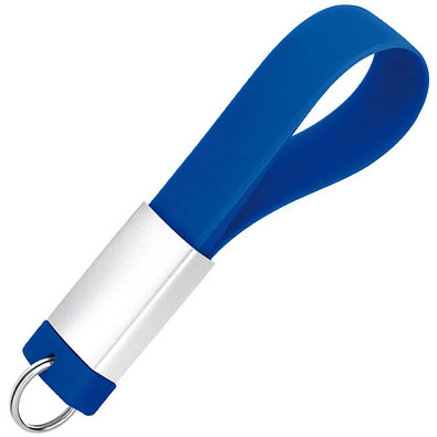Design-Schlüsselanhänger mit USB-Stick, 4 GB, blau Design-Schlüsselanhänger mit USB-Stick, 4 GB, blau