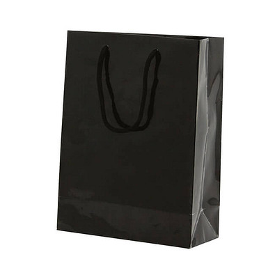 Papiertasche Paper, schwarz