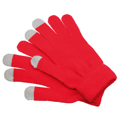 Handschuhe Touch, Rot