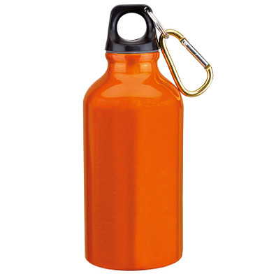 Trinkflasche Outdoor, 400 ml, Orange-Metallic