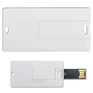 USB-Stick Mini-Card, 4 GB, weiß