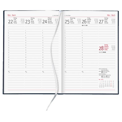 Wochenplaner Terminax 2026, dunkelblau