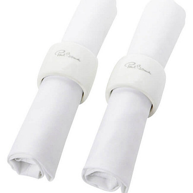 Paul Bocuse Servietten-Ringe, weiß