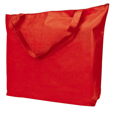 Joytex® Reissverschluss-Tasche Shopping-Time, rot