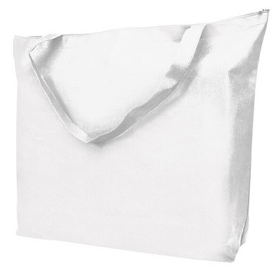 Joytex® Reissverschluss-Tasche Shopping-Time, weiß