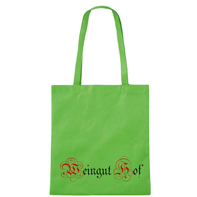 Vliestasche Textile mit langen Henkeln, hellgrün