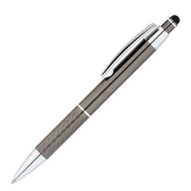 Metall-Touch-Kugelschreiber Washington, blaue Mine, titan
