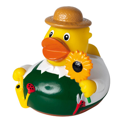 Schnabels® Bade-Ente Gärtner, gelb/grün