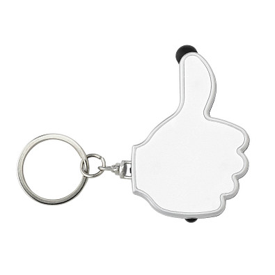 Schlüsselanhänger Like, Weiß