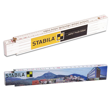 STABILA® Handwerkermaßstab, 400er Serie, weiß STABILA® Handwerkermaßstab, 400er Serie, weiß