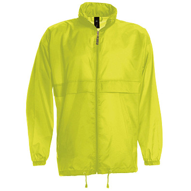 B&C Collection Unisex Windbreaker Jacke, gelb, L