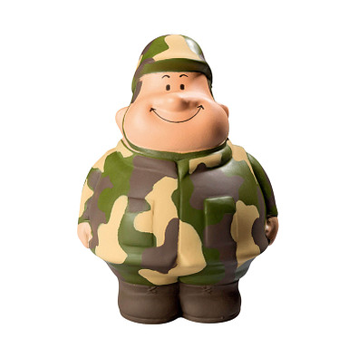 Herr Bert® Anti-Stress-Figuren Gefreiter Bert, dunkelgrün