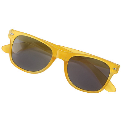 Sonnenbrille Sunshine, gefrostet, gelb